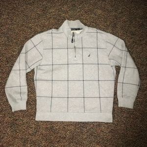Gray plaid NAUTICA fleece
